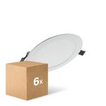 Mehrfachpackung 6x Ledvance LED Deckenstrahler Value DN180 17W 1350lm 110D - 830  | 192mm 