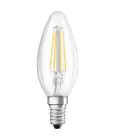 Ledvance Classic LED E14 Kerze Fadenlampe Klar 5.5W 806lm - 827 | Ersatz für 60W