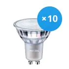 Mehrfachpackung 10x Philips MASTER Value LED Spot GU10 PAR16 4.8W 355lm 36D - 927 Extra Warmweiß | Höchste Farbwiedergabe - Ersatz für 50W