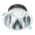 Philips LED Deckenstrahler Coreline DN142B Aluminium Weiß 9.8W 1200lm 60D - 840  | Ausschnitt 155mm - IP54 - UGR
