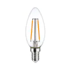 LED E14 Kerze Fadenlampe Klar 2.5W 250lm - 827 | Ersatz für 25W