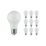 Mehrfachpackung 10x Classic LED E27 Birne Matt 8W 806lm - 930  | Höchste Farbwiedergabe - Ersatz Für 60W