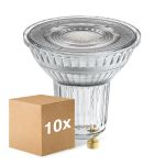 Lot 10x Ledvance Performance Spot LED Réflecteur GU10 PAR16 7W 575lm 36D - 930 Blanc Chaud | Meilleur Rendu Des Couleurs - Dimmable - Équivalent 80W