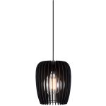 Nordlux Suspension Luminaire Tribeca 24 Noir Bois | E27 Max 60W