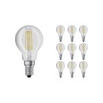 Lot 10x Osram Retrofit LED E14 Boule Filament Claire 4W 470lm - 840  | Remplacement 40W