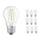 Lot 10x Ledvance CLASSIC LED E27 Poire Filament Claire 4.8W 470lm - 827 | Dimmable - Remplacement 40W