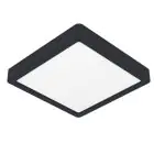 Eglo Connect.Z Smart Plafonnier Éclairage de salle de bains Fueva 6-Z Plastique Noir 10.5W 1600lm - 827-865 Accordable Blanc + RGB | Dimmable