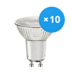 Lot 10x Spot LED GU10 PAR16 3W 230lm 60D - 927  | Meilleur rendu de couleur - Dimmable - Remplacement 35W